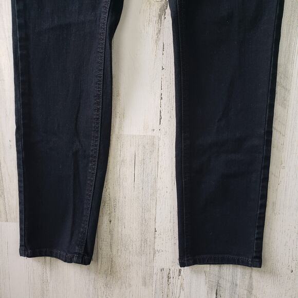 Mossimo Black/Deep Navy Denim Skinny Jeans Size 8S - Picture 4 of 9